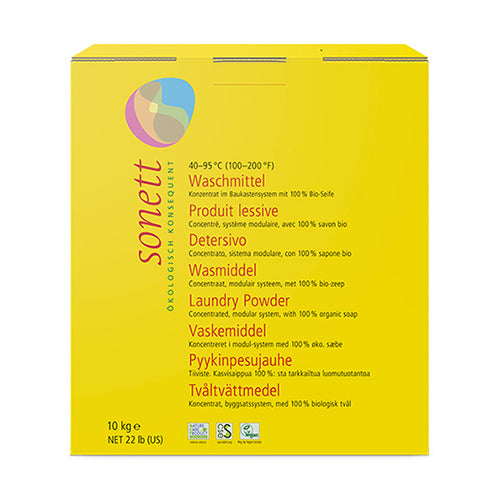 Sonett Vaskepulver , 10 Kg | 10 kg fra Sonett på Mecindo.dk