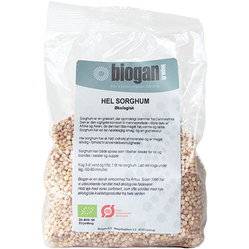 Biogan Økologisk Hel Sorghum | 500 gr fra Biogan på Mecindo.dk