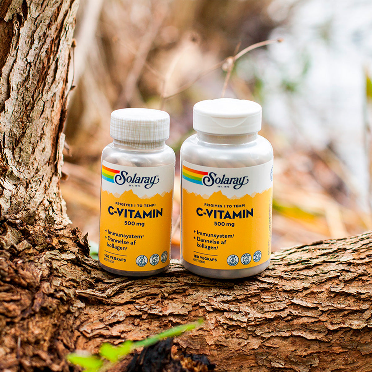 Solaray C-vitamin | 100 kapsler fra Solaray på Mecindo.dk