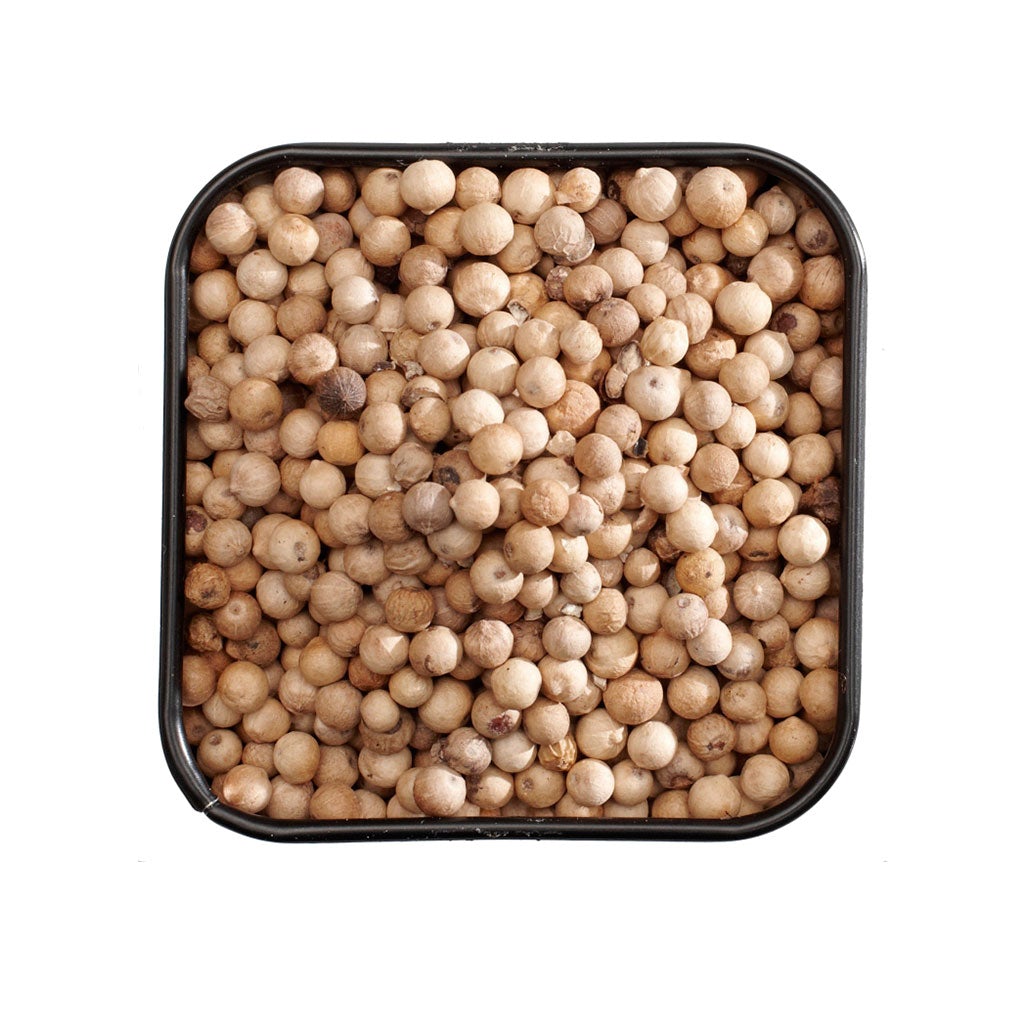 Mill & Mortar Hvid Peber Hel Økologisk | 50 gr fra Mill & Mortar på Mecindo.dk