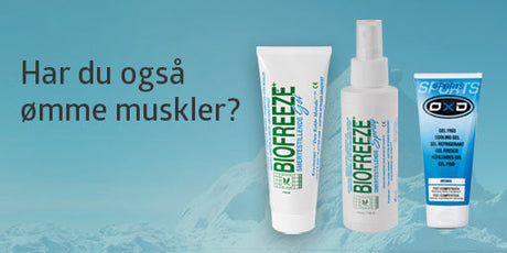 Biofreeze & OXD mod muskelsmerter