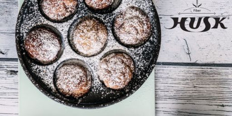 Æbleskiver med FiberHUSK