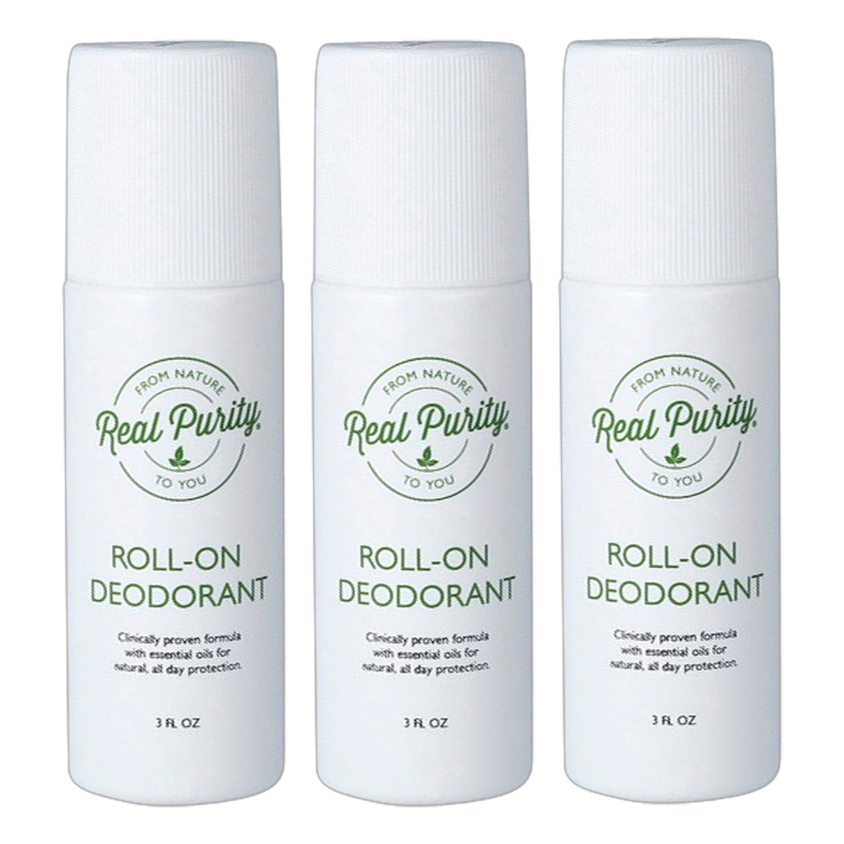 Real Purity Deodorant Roll-on | 3 x 89 ml fra Real Purity på Mecindo.dk