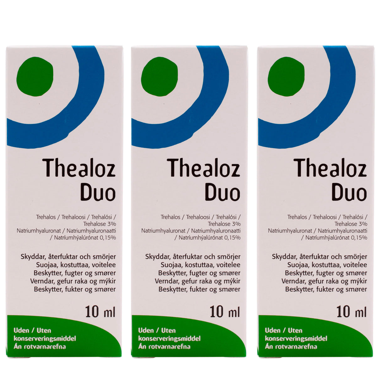Thealoz Duo Øjendråber | 3 x 10 ml
