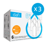 Dafi Filterpatroner | 3 x 6-pack