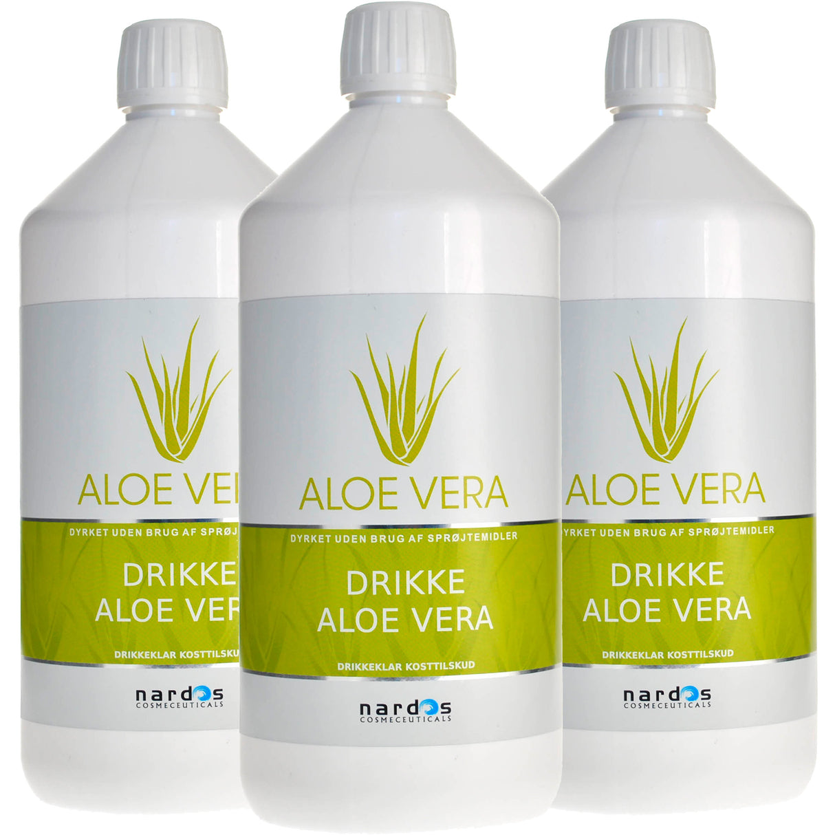 Nardos Aloe Vera Drikke | 3 x 1 ltr fra Nardos på Mecindo.dk