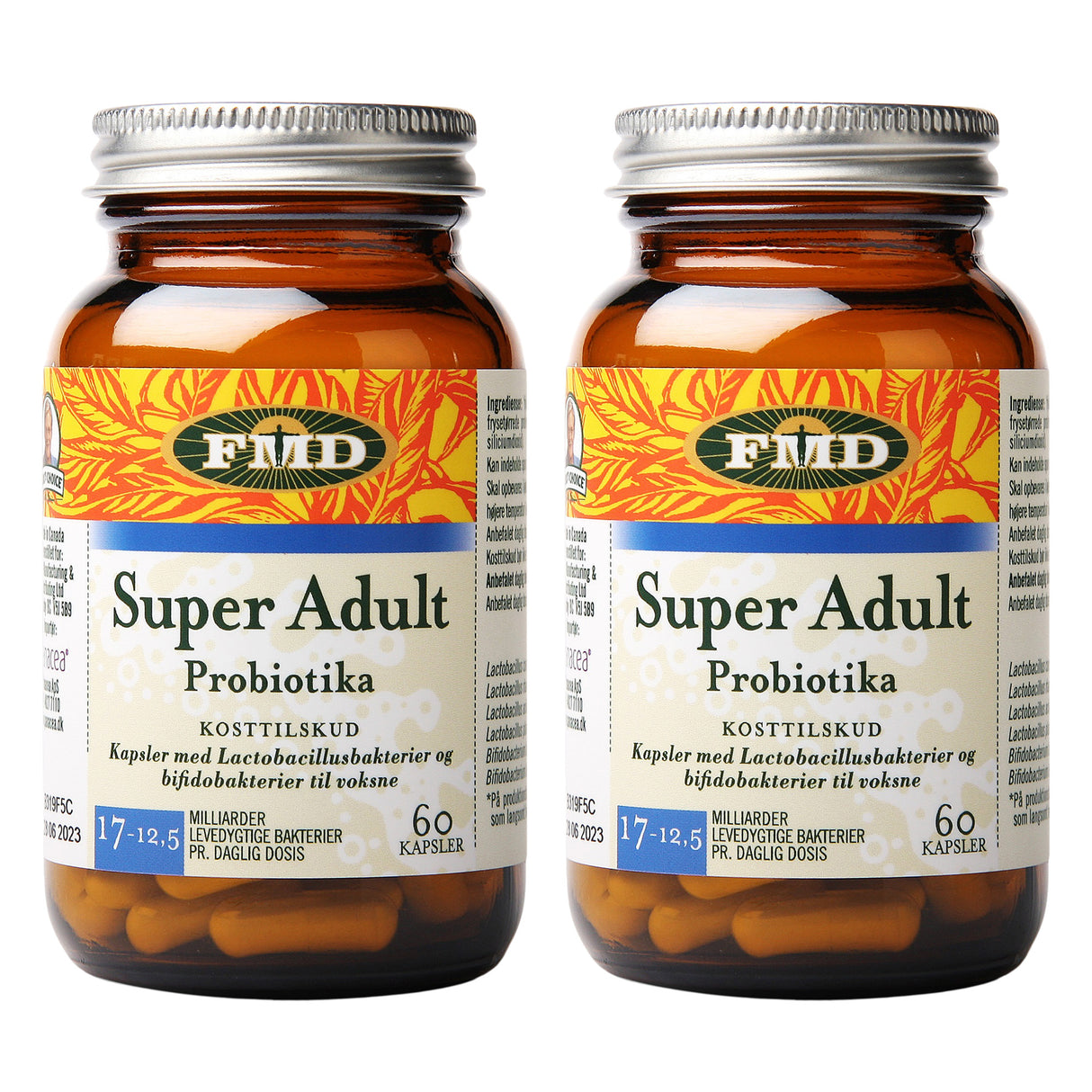 Udo´s Choice Super-adult Fra 16-65 År; Mælkesyrebakterier | 2 x 60 kapsler