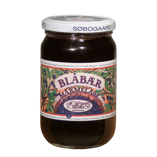 Søbogaard Blåbærmarmelade Økologisk | 400 gr fra Søbogaard på Mecindo.dk