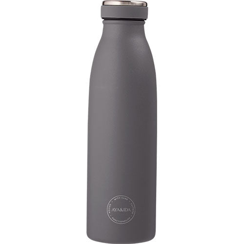 AYA&IDA Drinking Bottle 500ml | Dark Grey fra AYA&IDA på Mecindo.dk