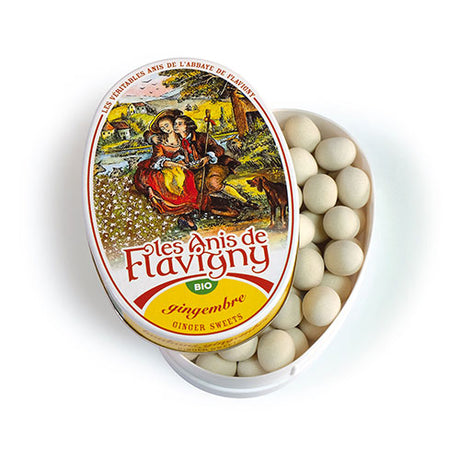 Anis de Flavigny Anis Pastiller M. Ingefaer Økologisk | 50 gr fra Anis de Flavigny på Mecindo.dk