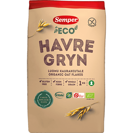 Schär Havregryn Glutenfri Økologisk Fin | 1 kg fra Schär på Mecindo.dk