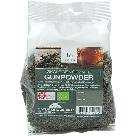 Natur-Drogeriet Grøn Te Gunpowder Økologisk | 100 gr fra Natur-Drogeriet på Mecindo.dk