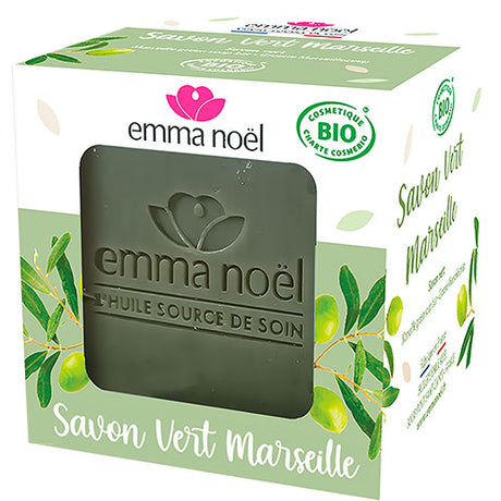 Emma Noël Oliven Sæbeblok Marseille | 400 g fra Emma Noël på Mecindo.dk