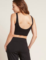 Boody Ribbed Seamless Bra Sort | Str. S fra Boody på Mecindo.dk