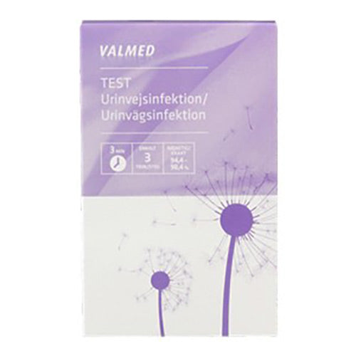 Valmed Urinvejsinfektionstest - 3 Stk fra Valmed på Mecindo.dk