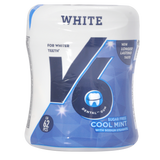 V6 Dental V6 White Cool Mint Tyggegummi | 87 gr fra V6 Dental på Mecindo.dk