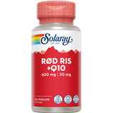 Solaray Rød Ris & Q10 | 60 kapsler fra Solaray på Mecindo.dk