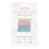 KooShoo Hårelastikker Pastel Blooms Plastikfri 12 Stk (Mini) fra KooShoo på Mecindo.dk