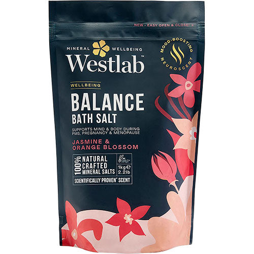Westlab Balance Bath Salt - Jasmine & Orange Blossom | 1 KG fra Westlab på Mecindo.dk
