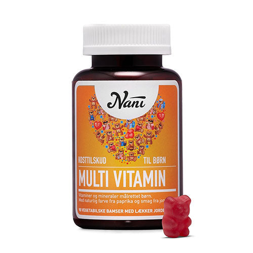 Nani Multivitamin Til Børn Food State | 90 gummies fra Nani på Mecindo.dk