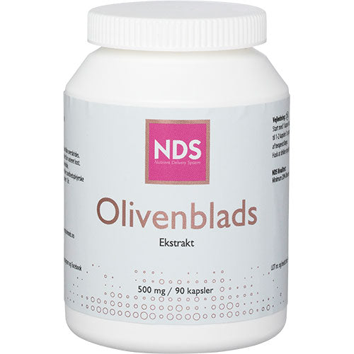 NDS Olivenbladsekstrakt | 90 kapsler fra NDS på Mecindo.dk