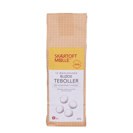 Skaertoft mølle Brødblanding, Bløde Teboller Økologisk | 500 gr fra Skaertoft mølle på Mecindo.dk