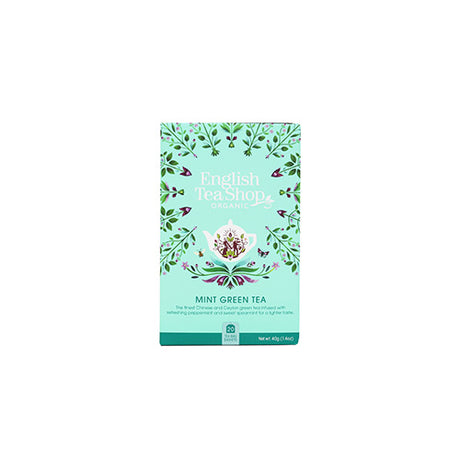 English Tea Shop Mint Green Tea Økologisk | 20 br fra English Tea Shop på Mecindo.dk