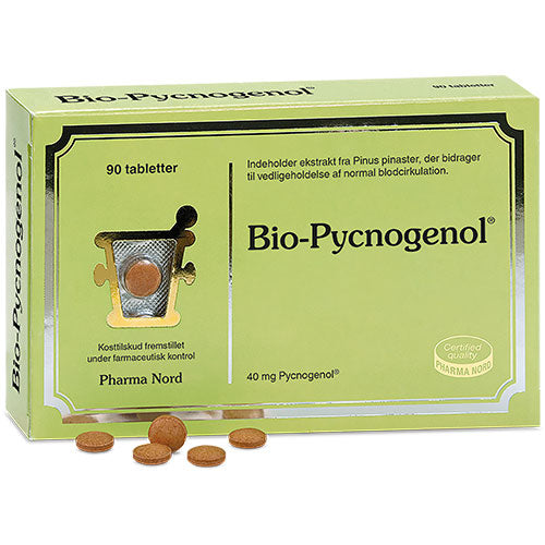 Pharma Nord Bio-pycnogenol | 90 Tabl. fra Pharma Nord på Mecindo.dk