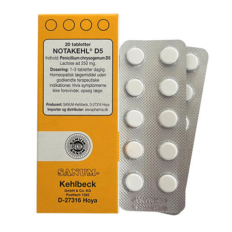 Sanum Notakehl Tabletter D5 | 20 Tabl. fra Sanum på Mecindo.dk