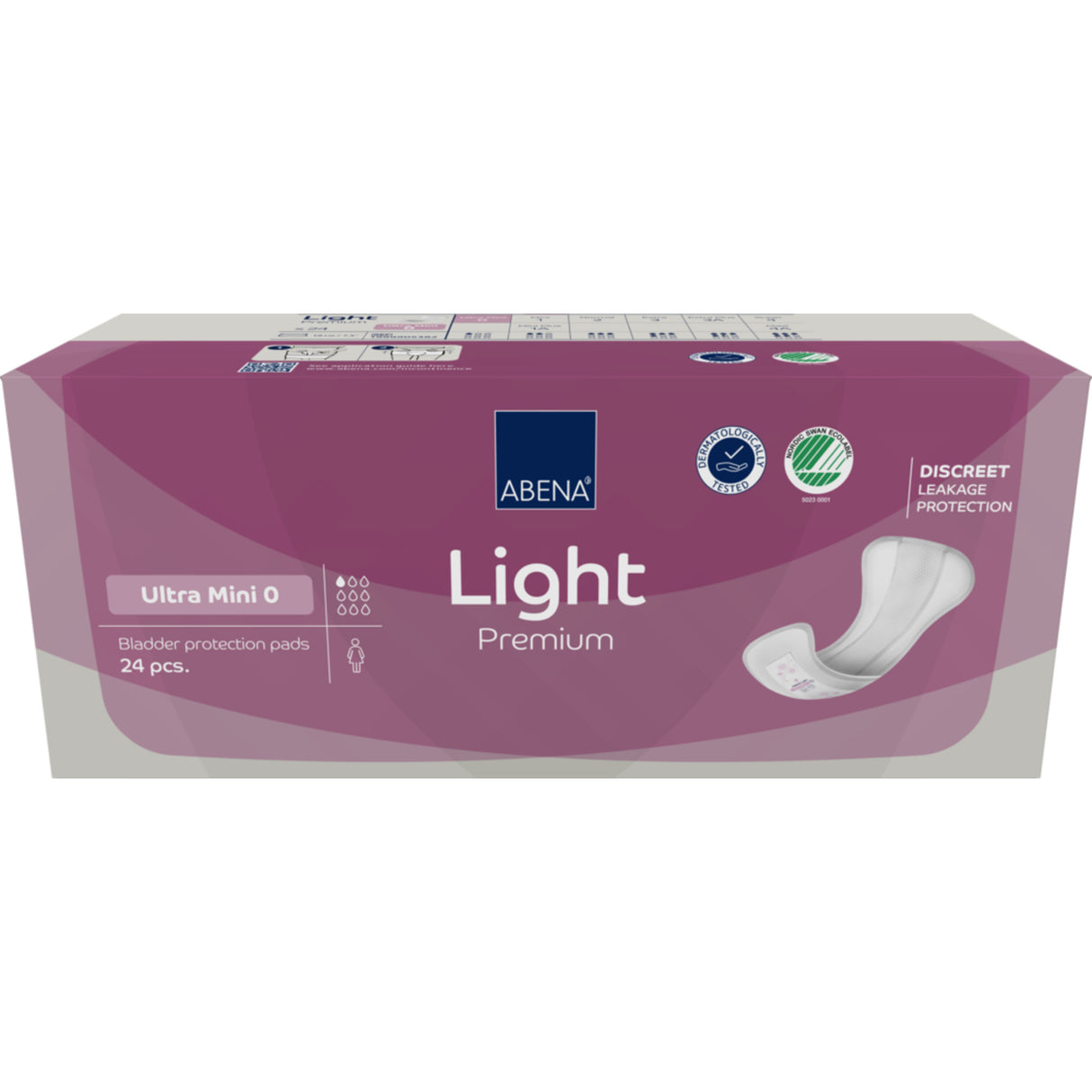 Abena Light Ultra Mini 0 | 24 stk fra Abena på Mecindo.dk