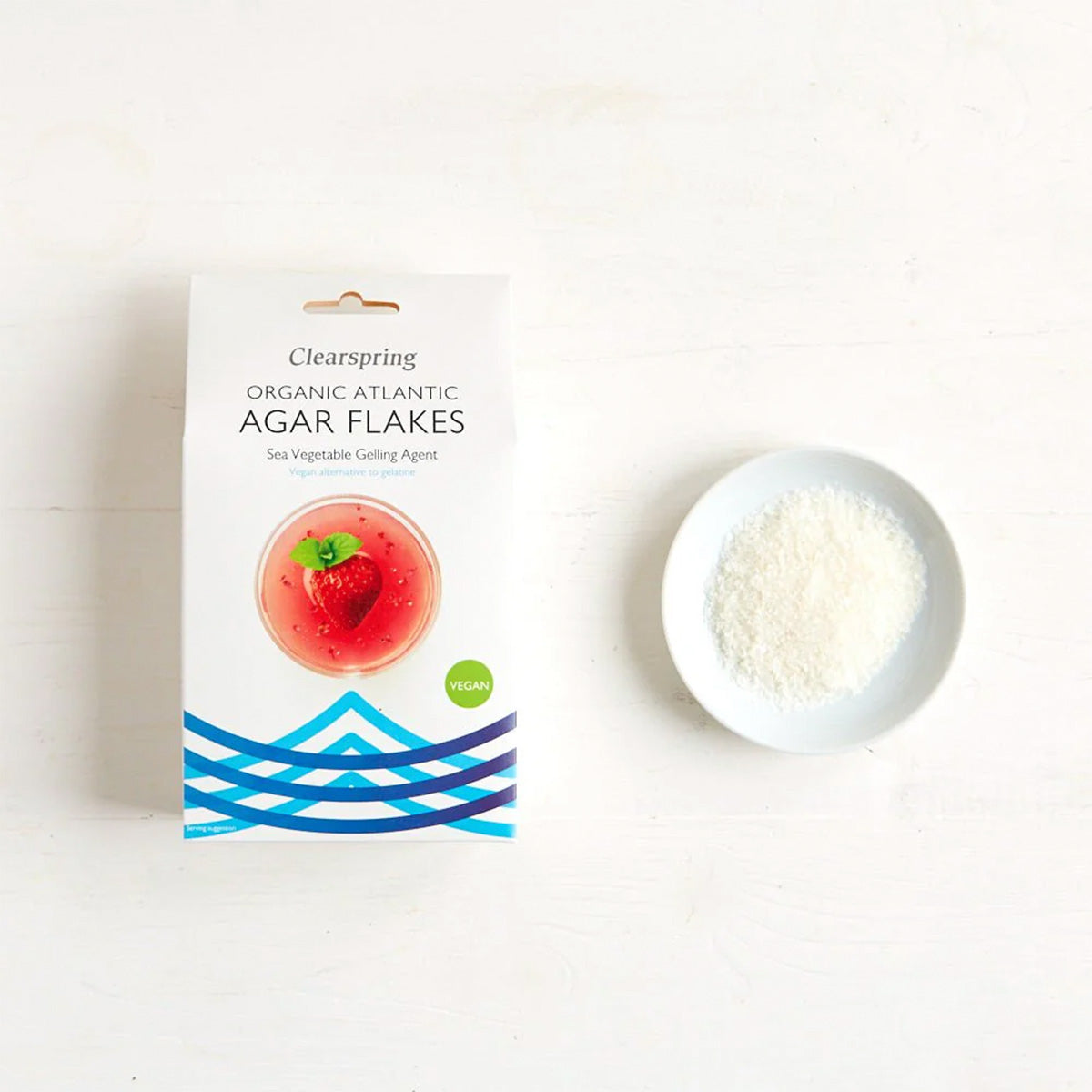 Clearspring Agar Flager Økologisk Veg. Geleringsmiddel Af Tang | 30 gr fra Clearspring på Mecindo.dk