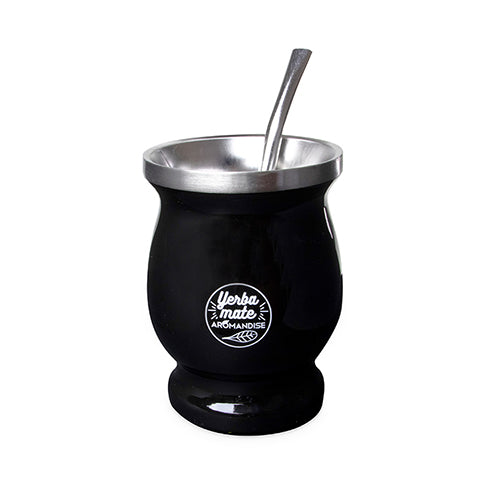 Aromandise Yerba Mate Krus 230 Ml M. Bombilla Sugerør fra Aromandise på Mecindo.dk