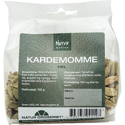 Natur-Drogeriet Kardemomme Hel Grøn | 100 gr fra Natur-Drogeriet på Mecindo.dk