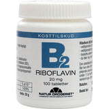 Natur-Drogeriet Mega B2 Vitamin 20 Mg | 100 Tabl. fra Natur-Drogeriet på Mecindo.dk