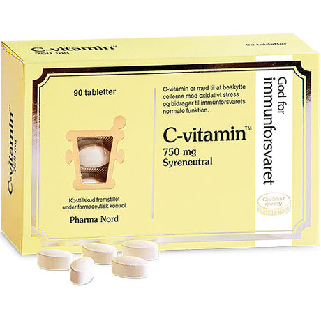 Pharma Nord C-vitamin 750 Mg | 90 Tabl. fra Pharma Nord på Mecindo.dk