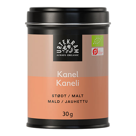 Urtekram Kanel Stødt Økologisk | 30 gr fra Urtekram på Mecindo.dk