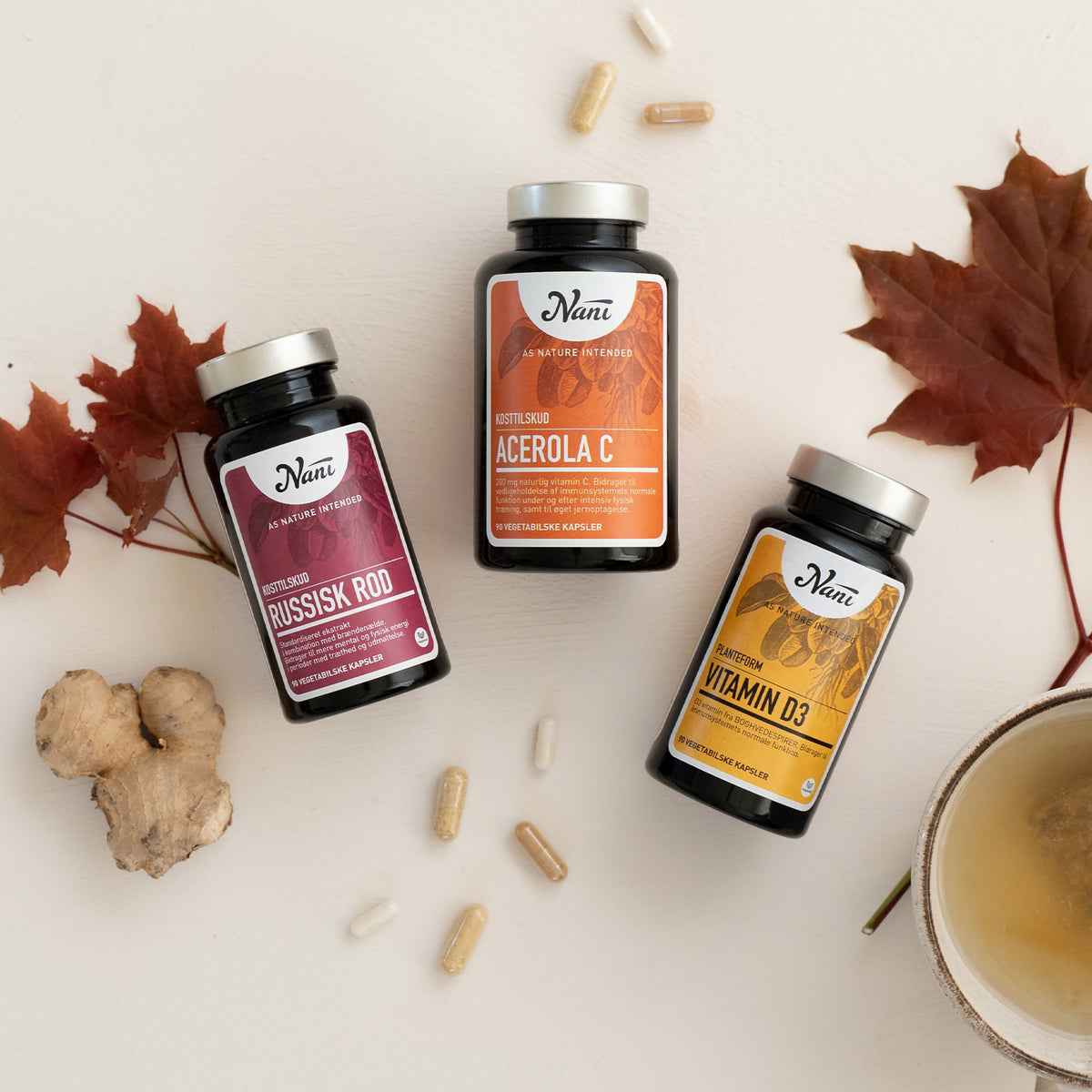 Nani Acerola C-vitamin | 90 kapsler fra Nani på Mecindo.dk