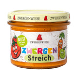 Zwergenwiese Smørepålaeg Kinder Streich M. Tomat Økologisk | 180 gr fra Zwergenwiese på Mecindo.dk
