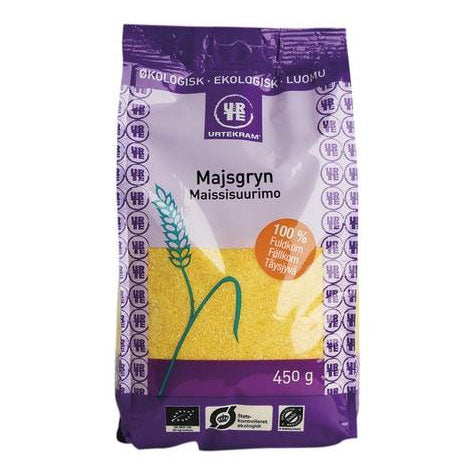 Urtekram Majsgryn Økologisk | 450 gr fra Urtekram på Mecindo.dk