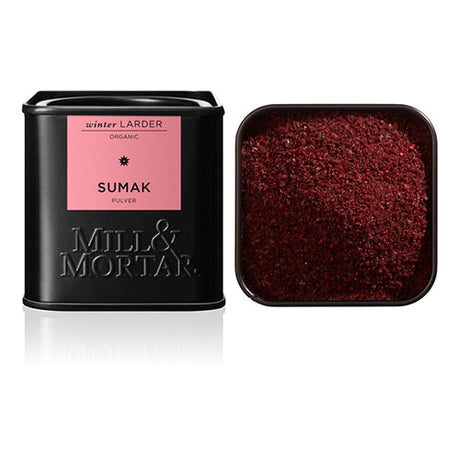 Mill & Mortar Sumak - Basiskrydderi Økologisk | 50 gr fra Mill & Mortar på Mecindo.dk