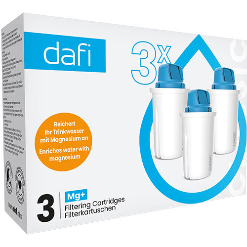 Dafi Filterpatroner Magnesium 3-pack fra Dafi på Mecindo.dk