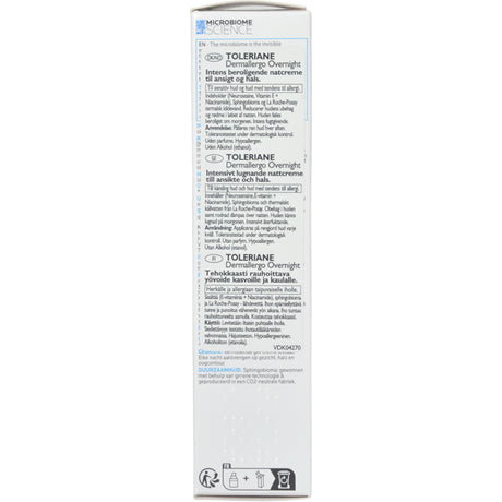 La Roche Posay Toleriane Dermallergo Overnight Creme | 40 ml fra La Roche Posay på Mecindo.dk