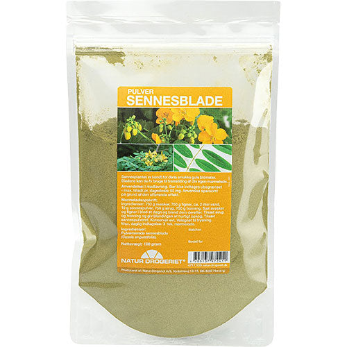 Natur-Drogeriet Sennesblade Pulver | 100 gr fra Natur-Drogeriet på Mecindo.dk