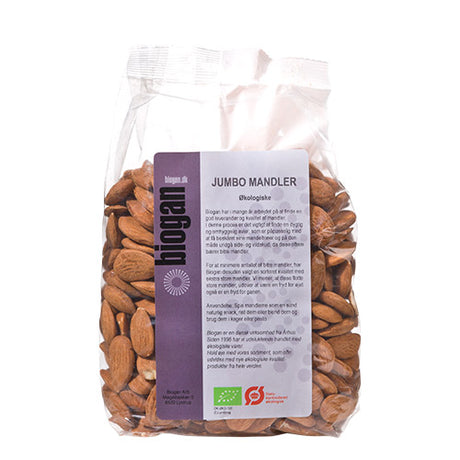 Biogan Økologiske Mandler | 500 gr fra Biogan på Mecindo.dk