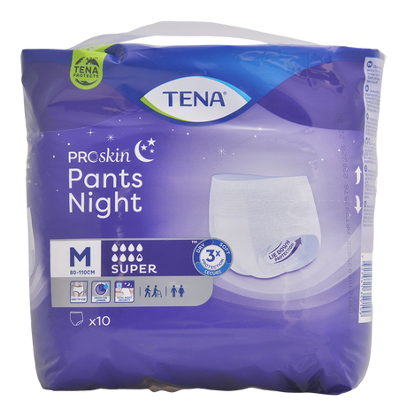 Tena Proskin Pants Night Super | Str.Medium fra Tena på Mecindo.dk