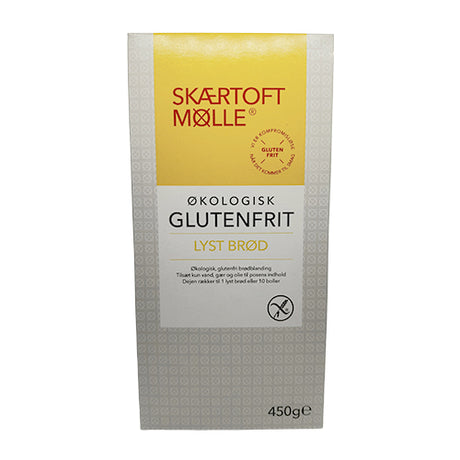 Skaertoft mølle Brødblanding Lyst Brød Økologisk Glutenfri | 450 gr fra Skaertoft mølle på Mecindo.dk
