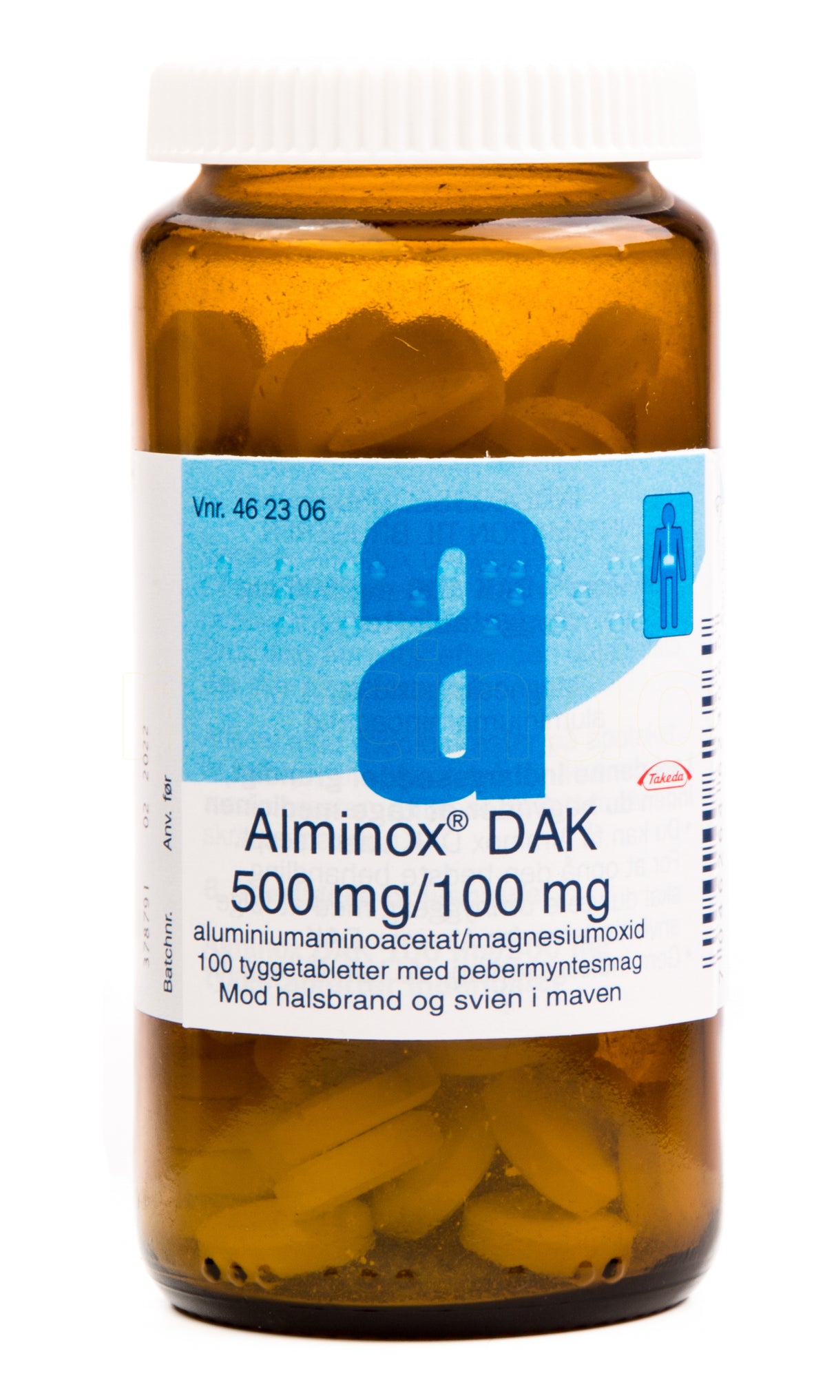 Alminox Dak Tyggetabletter | 100 Tabl. fra Otinova på Mecindo.dk