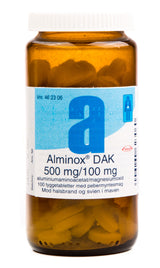 Alminox Dak Tyggetabletter | 100 Tabl. fra Otinova på Mecindo.dk
