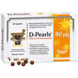 Pharma Nord Bio-d-pearls (D3 Vitamin) | 80 kapsler fra Pharma Nord på Mecindo.dk