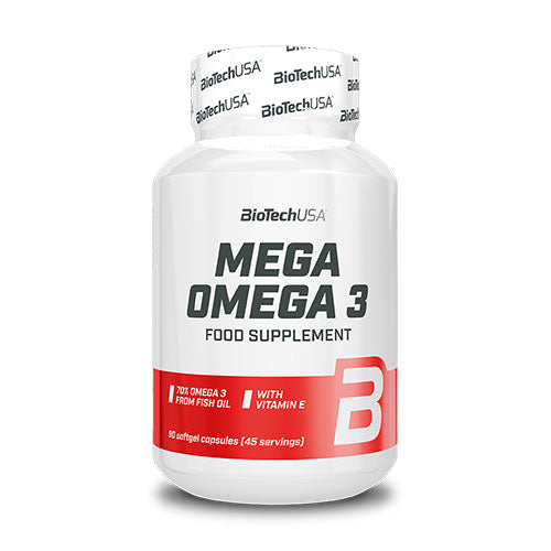 BioTechUSA Mega Omega 3 | 90 kapsler fra BioTechUSA på Mecindo.dk